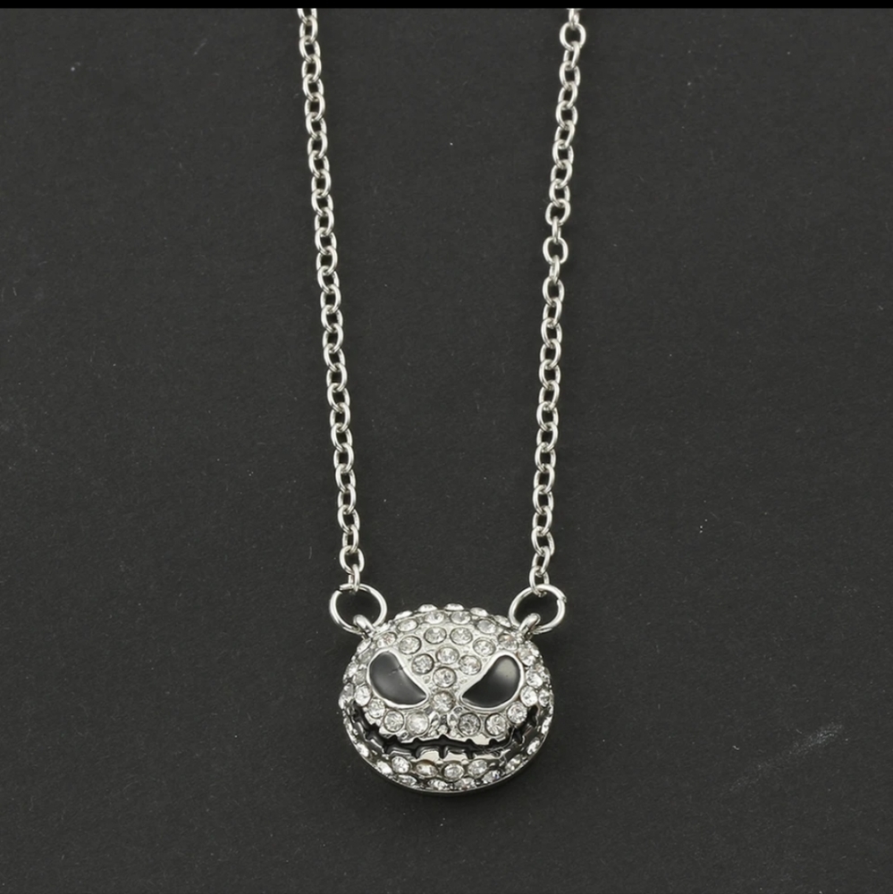 Nightmare Before Xmas Jack Rhinestone Necklace